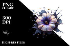 Glossy Petunia PNG Product Image 2