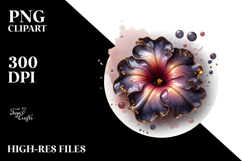Glossy Petunia PNG Product Image 2