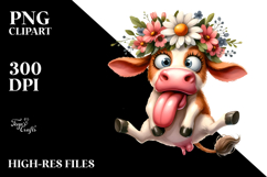 Cheerful Flower Crown, Creative PNG Product Image 2