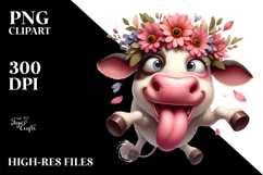 Playful Flower Crown PNG Product Image 2