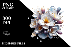 Abstract Material Freesia PNG Product Image 2