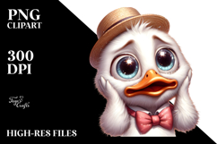 Cute Cartoon Duck PNG Product Image 2
