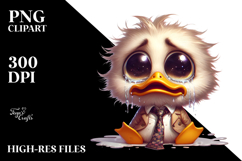 Dramatic Duck with Puppy-Dog Eyes PNG Product Image 2
