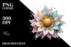 Shiny Sunflower PNG Product Image 1