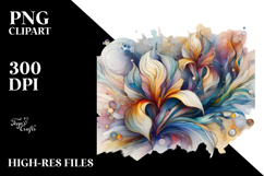 Abstract Stained Iris, Transparent PNG Product Image 2