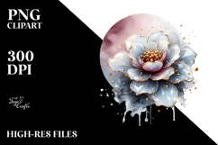 Abstract Glossy Camellia, Transparent PNG Product Image 2
