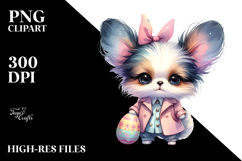 Expressive Baby Papillon, Easter PNG Product Image 2