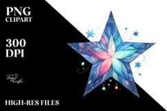 Digital Very Simple Star PNG Product Image 2