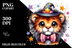 Colorful Baby Lion PNG Product Image 2
