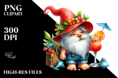Whimsical Gnome Summer Cocktail PNG Product Image 2