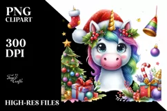 Vibrant Goofy Unicorn PNG Product Image 2