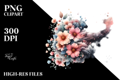 Flower with Flowers PNG Product Image 2