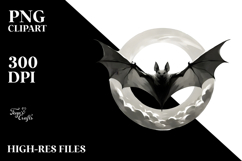 Simple Digital Painting with BAT PNG Product Image 2