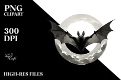 Simple Digital Painting with BAT PNG Product Image 2