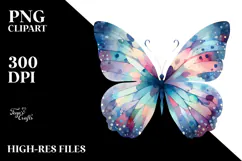 Cute Butterfly Painting PNG Product Image 2