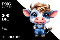 Funny Halloween Moon Clipart Product Image 2