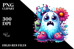 Silly Cute Ghost PNG Product Image 2