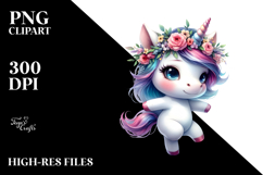 Baby Unicorn Dancing PNG Product Image 2