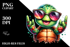 Funny Turtle Sunglasses Rocker Product Image 2