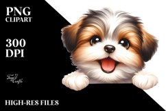 Cute Enthusiastic Watercolor Havanese Product Image 1