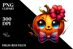 Funny Pumpkin Head, Transparent PNG Product Image 2