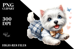 Happy West Highland White Terrier, High-Res PNG Product Image 2