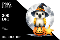 Cute Macaw Halloween Image PNG Product Image 2