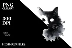 Cute Baby Cat Halloween PNG Product Image 2