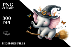 Funny Elephant Clipart Product Image 2