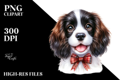 Cute English Springer Spaniel Watercolor Cute PNG Product Image 2
