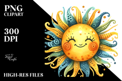 Digital Very Simple Sun PNG Product Image 2
