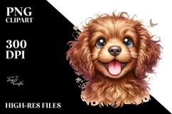 Happy Baby Cartoon Chesapeake Bay Retriever, Transparent PNG Product Image 2