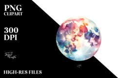 Washed Colorful Vintage Moon Product Image 1