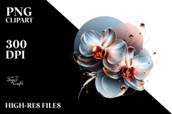 Glossy Orchid PNG Product Image 2