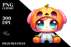 Funny Ghost in Pajamas, Transparent PNG Product Image 2