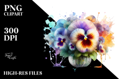 Pansy Flower PNG Product Image 2