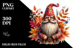 Vibrant Autumn Gnome, Transparent PNG Product Image 3