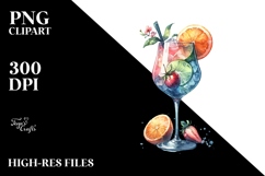 Creative Cocktail View from Back PNG Product Image 2