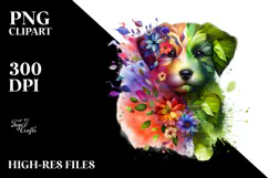 Abstract Vibrant Puppy, 20 oz Tumbler Product Image 2