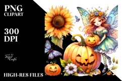 Simple Fairy Pumpin Clipart Product Image 1
