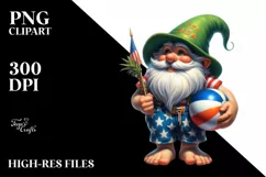Colorful Gnome Beach Wear | Sublimation | Clipart Product Image 3