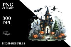 Simple Halloween Witch&#039;s Lair | Sublimation | Clipart Product Image 3