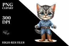Baby Cat es Caricature | Clipart Product Image 3