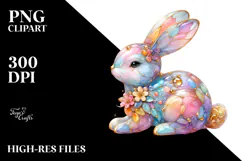 Colorful Bunny Made of PNG Product Image 2