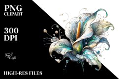 Abstract Calla Lily | Clipart Product Image 3