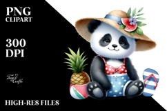 Whimsical Watercolor Baby Panda PNG Product Image 2