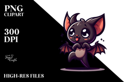 Ridiculously Cute Bat PNG Product Image 2