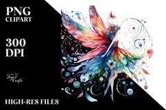 Fairy Watercolor Sublimation Clipart Product Image 3