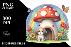 Colorful Dog House Mushroom Product Image 2