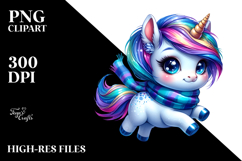 Adorable Running Unicorn PNG Product Image 2